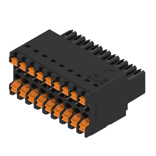 1277540000 - 3.50mm Female PCB Plug-in Connector, 18 Poles, 180° Angle  (Pack of 54)