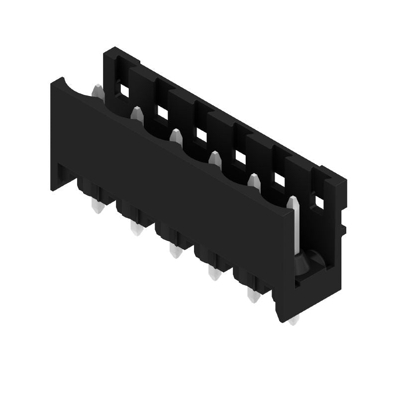 1838020000 - 5.08mm Pitch 6-Pole PCB Connector, 180° Angle, Tinned Black  (Pack of 50)