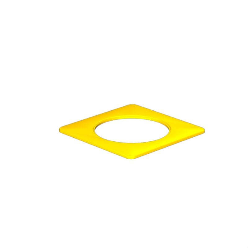 1323540000 - Yellow Self-Adhesive Device Markers 42x42mm - Type T0  (Pack of 20)