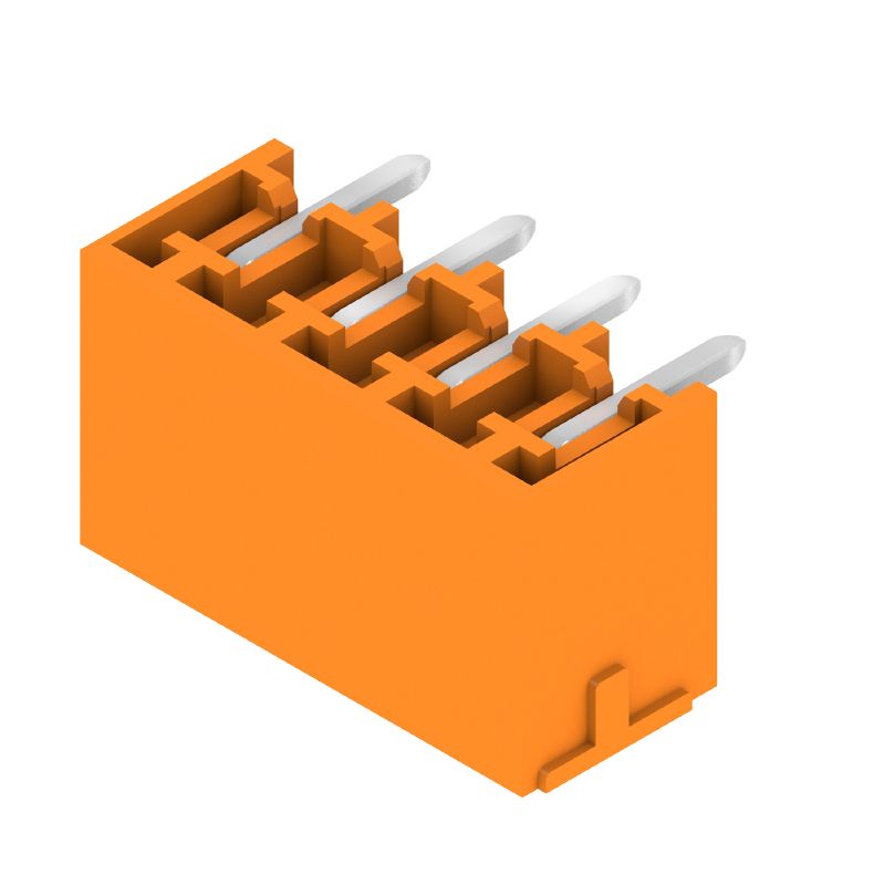 1037520000 - 4-Pole 3.81mm PCB Connector with 270° Elbow  (Pack of 50)