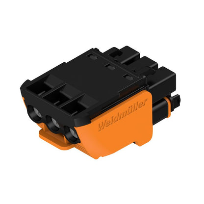 1063270000 - 5mm PCB Plug-In Connector with 3 Poles, Black/Orange  (Pack of 108)