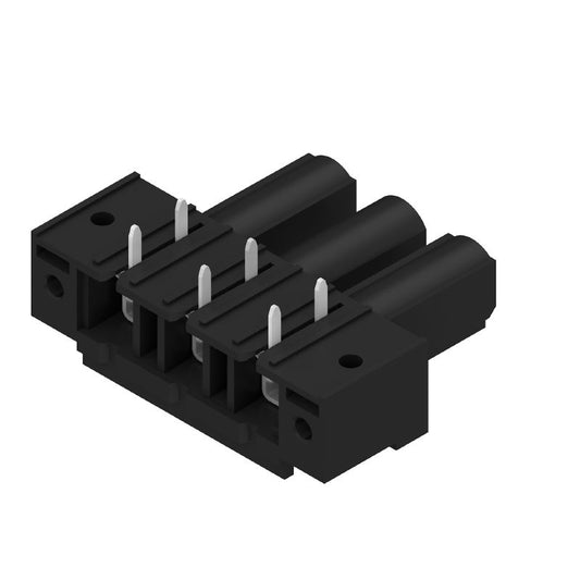 1043280000 - 7.62mm PCB Female Header Connector, 3-Pole, Black  (Pack of 54)