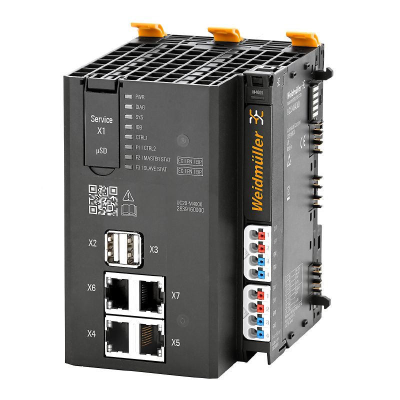 2839160000 - UC20-M4000 IP20 Automation Controller, 24VDC, Compact Design