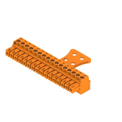 1236410000 - 3.81mm Female Connector with 16 Poles & 180° Angle  (Pack of 50)