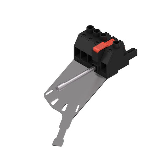 1286510000 - 10.16mm 4-Pole PCB Connector with Clamping Yoke, 180° Angle  (Pack of 20)
