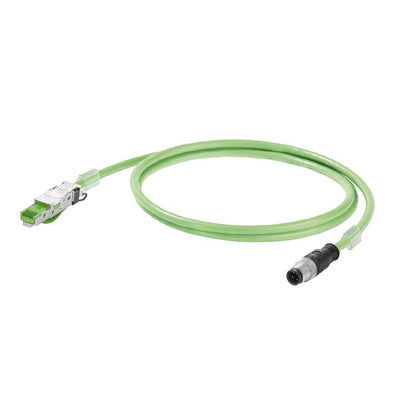 1102200650 - 65m M12 D-coded System Cable with IP67 & RJ45 Interface
