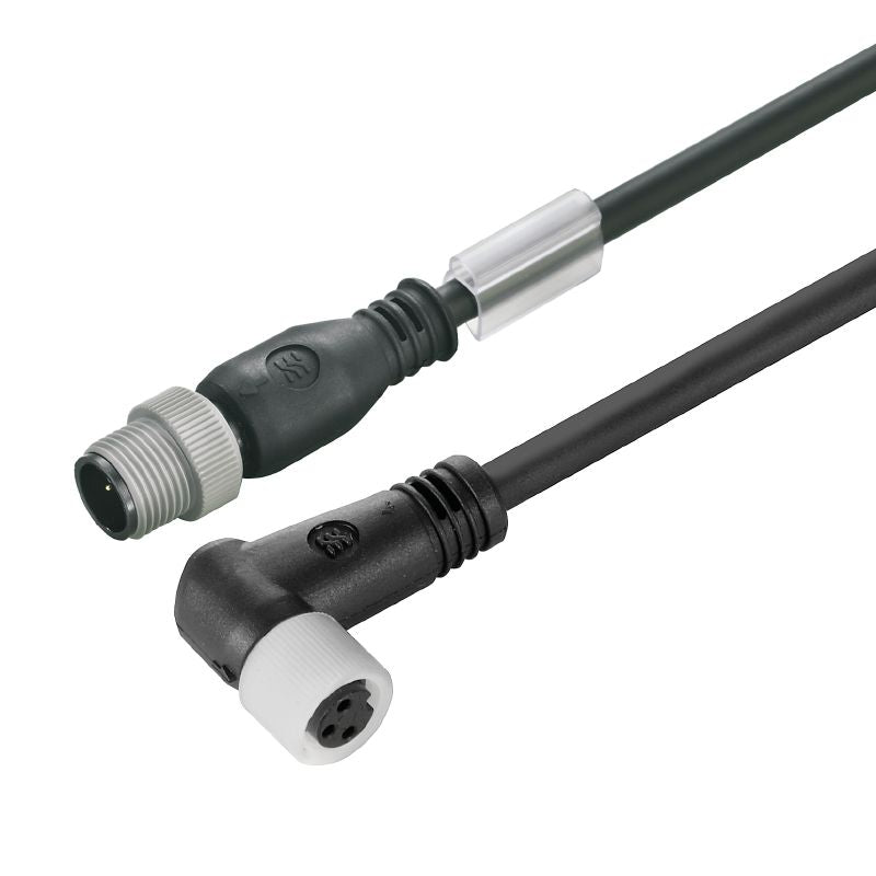 1220621000 - 10m M12/M8 Sensor Connector Cable, Halogen-Free PUR Sheath