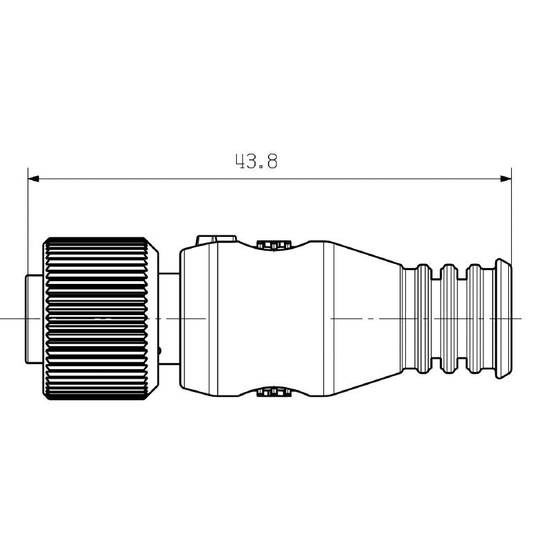 1454710000 - RoHS Compliant 4-Pole Socket Connector SAIBEND M12