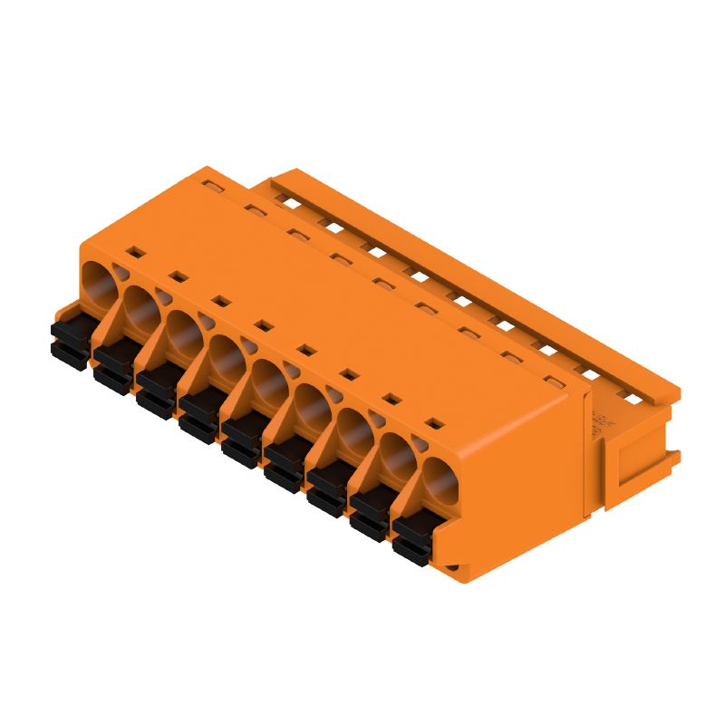 1335520000 - 5.08mm 9-Pole Male PCB Connector with Push-In Actuator  (Pack of 36)