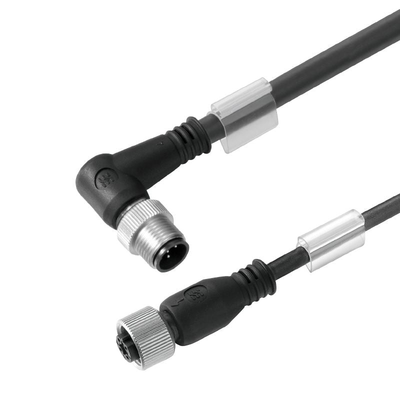 1071990500 - 5m M12 Connector Line for Sensors, 4 Pins, PUR Sheath