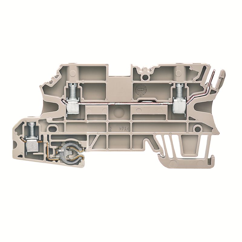 1143040000 - 2-Level Dark Beige Modular Terminal, 4 Connections, 2.5mm²  (Pack of 50)