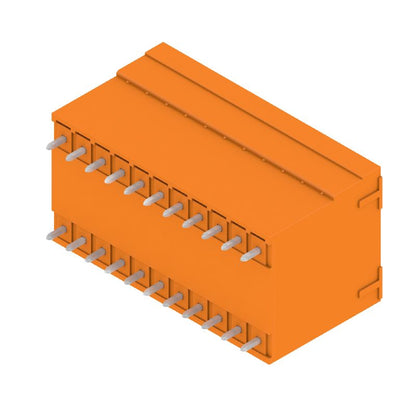 1030030000 - 3.81mm Male PCB Connector, 22 Poles, 180° Elbow, Orange  (Pack of 24)