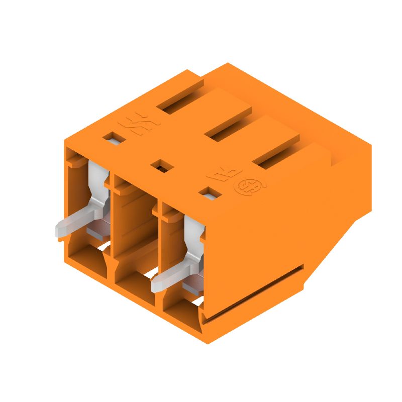 2613390000 - 10mm Pitch Orange PCB Terminal, 2 Poles, 3.2mm Solder Pin  (Pack of 100)