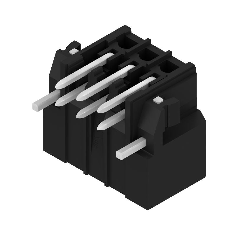 1289460000 - 6-Pole 3.2mm Solder Connector, Male Header, 90° Angle  (Pack of 102)