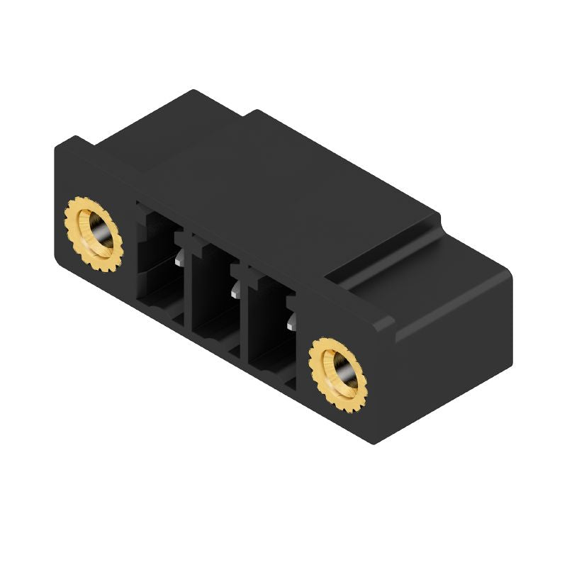 1793340000 - 3-Pole 3.81mm PCB Connector with 90° Elbow, Black  (Pack of 78)