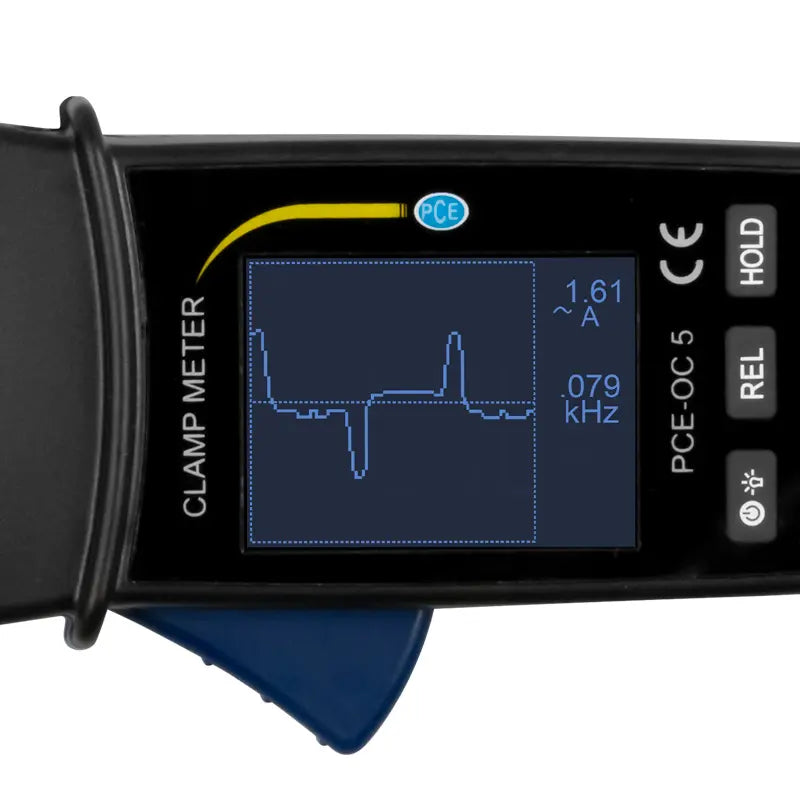 PCE-OC 5 - 400 A AC Clamp Meter with Oscilloscope Function & TRMS Multimeter