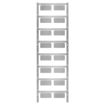 1713720000 - Silver Device Marker 12.5x27mm with Self-Adhesive Tape  (Pack of 80)