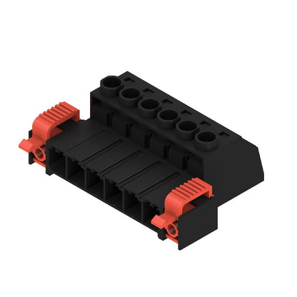 1950920000 - 7.62mm Male PCB Connector with 6 Poles and Clamping Yoke  (Pack of 50)
