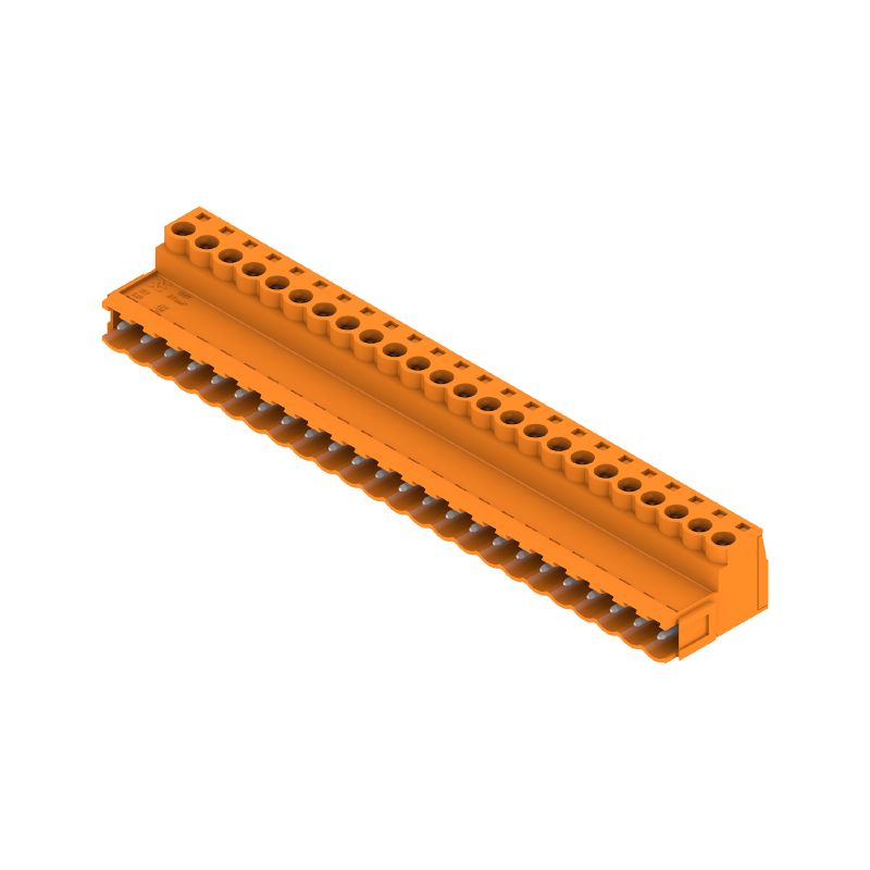 1645220000 - 24-Pole 5.08mm PCB Connector with 180° Orientation  (Pack of 12)