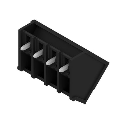 1977950000 - 3.81mm 4-Pole Male PCB Connector, 135° Angled, Tinned Black  (Pack of 50)