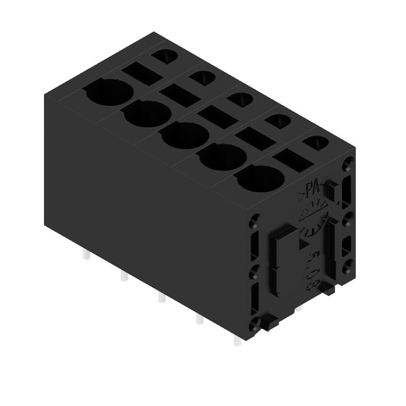 1426610000 - 5-Pole 5.08mm Terminal Block, Black, 3.5mm Solder Pin  (Pack of 55)