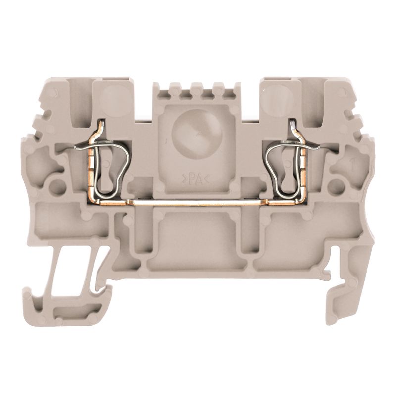 1775480000 - ZDU 1.5 mm² Feed-Through Terminal, 500 V, Dark Beige  (Pack of 100)