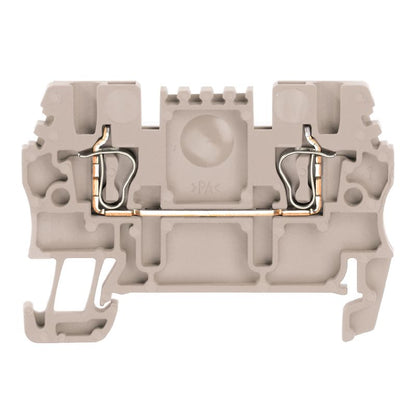 1775480000 - ZDU 1.5 mm² Feed-Through Terminal, 500 V, Dark Beige  (Pack of 100)