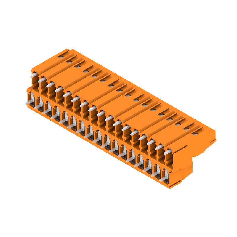 1769000000 - 5.08mm Pitch PCB Terminal with 34 Poles, Orange Tinning  (Pack of 12)