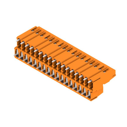1769000000 - 5.08mm Pitch PCB Terminal with 34 Poles, Orange Tinning  (Pack of 12)