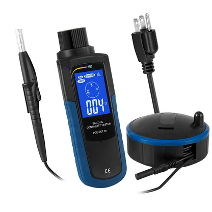 PCE-ECT 50 - Ergonomic PAT Tester with 7m Lead & Multicoloured Display