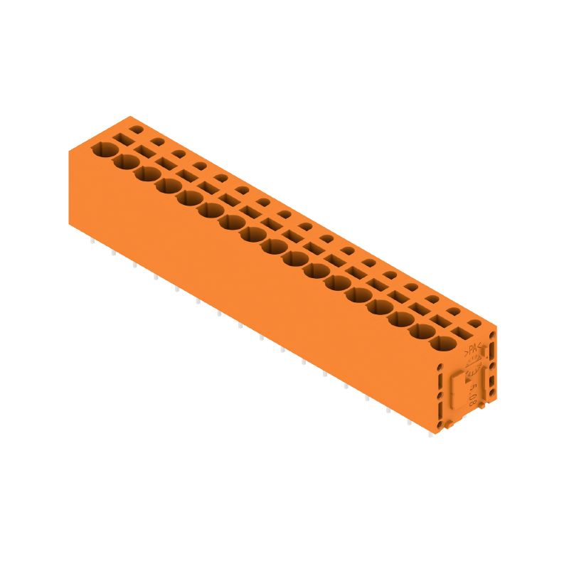 1331610000 - 5.08mm 17-Pole Orange PCB Terminal with 3.5mm Pins  (Pack of 15)