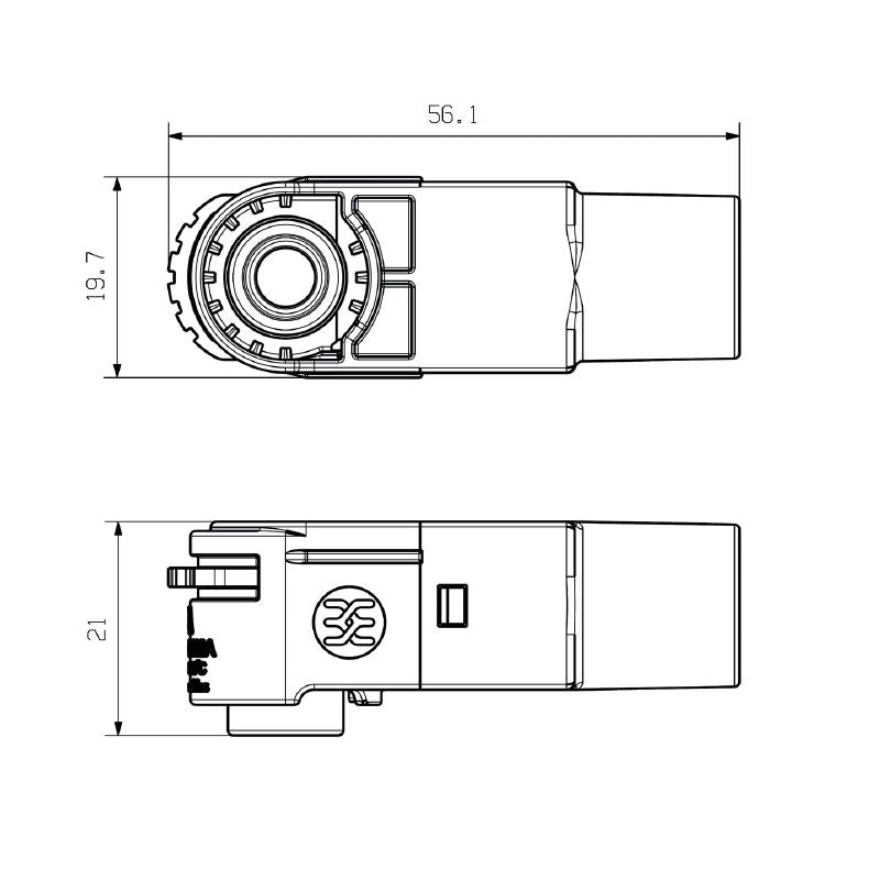 2905300000 - IP67 Female Crimp Connector, PA 66, 25 mm², -40°C to 125°C  (Pack of 5)