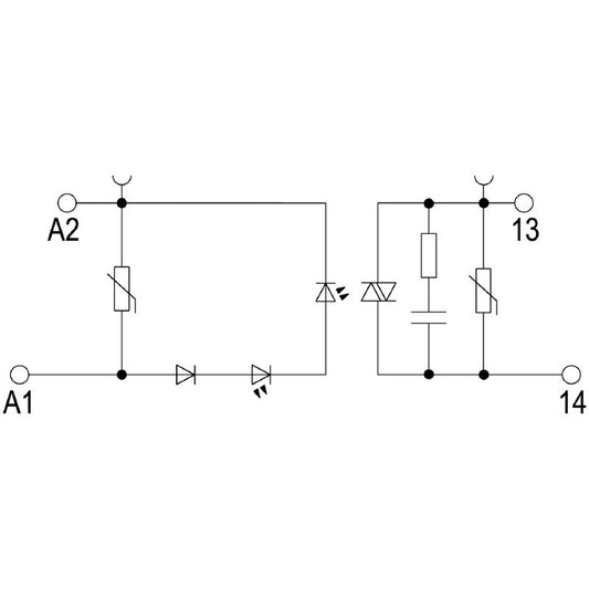 8951180000 - Solid-State Relay 24V DC, 230V AC, 0.1A Switch  (Pack of 10)