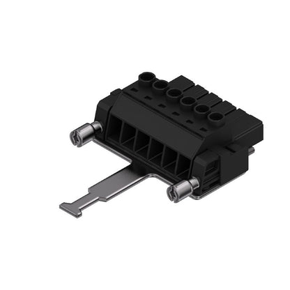 1932530000 - 6-Pole 7.62mm PCB Connector with 180° Angle  (Pack of 25)