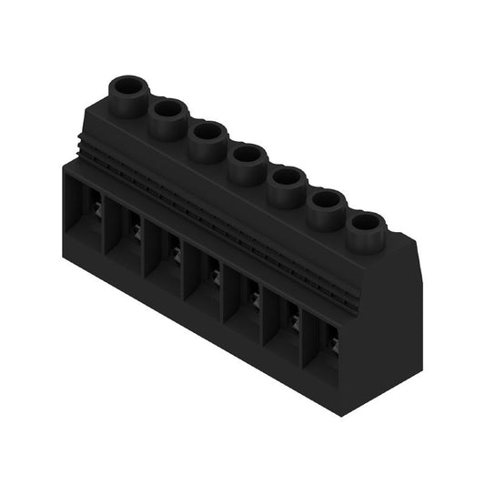1386550000 - Black 15mm PCB Terminal, 7 Poles, 4.5mm Solder Pin  (Pack of 12)