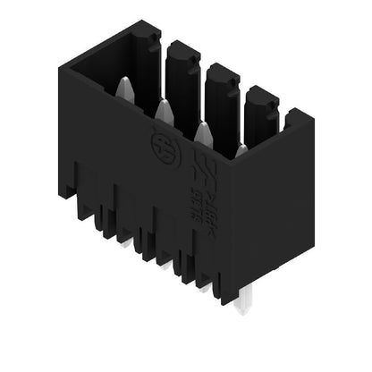 1233880000 - Black 4-Pole PCB Connector, 3.50mm Pitch, 180° Elbow  (Pack of 100)