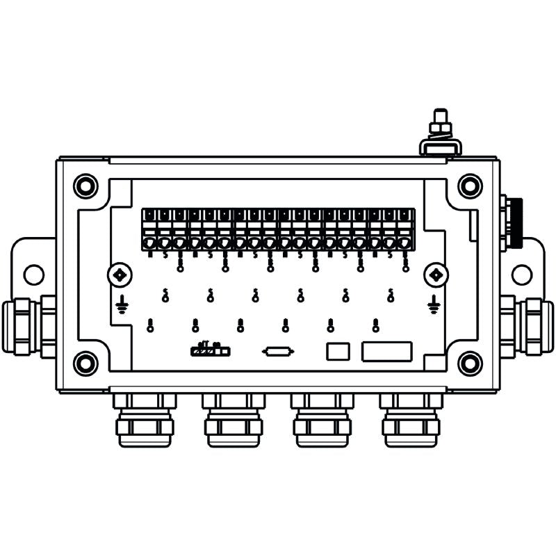 8703450000 - IP66 Field Distributor for Up to 8 Field Devices