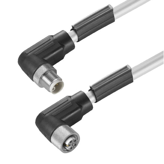2455300500 - 5m M12 5-Pole Connection Line for Sensors and Actuators