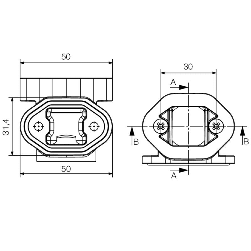 1083130000 - Robust IP68 Rated Bulkhead Connection Device