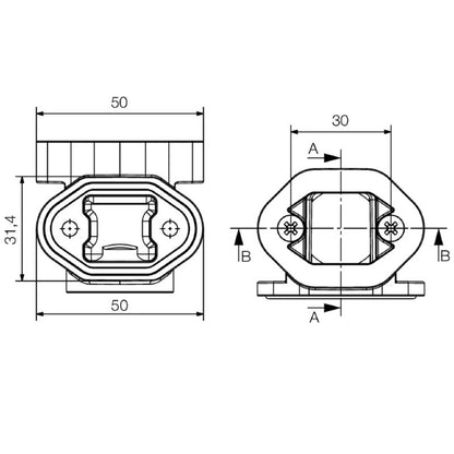 1083130000 - Robust IP68 Rated Bulkhead Connection Device