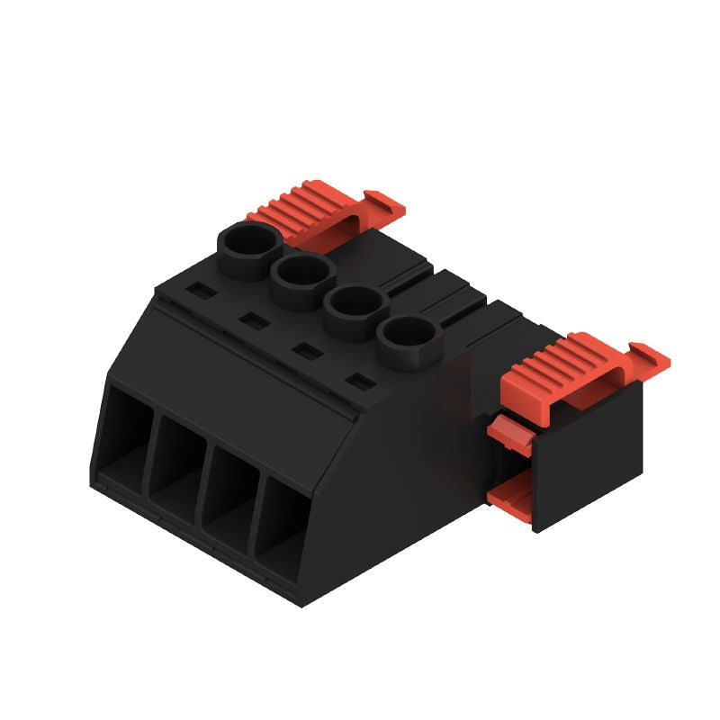 1950900000 - 7.62mm PCB Connector, 4-Pole with 180° Angle  (Pack of 100)