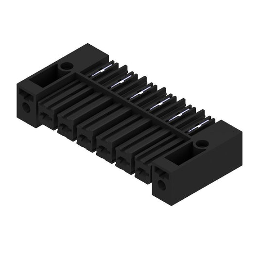 1928540000 - 7.62mm 6-Pole Black PCB Connector with Screw Flange  (Pack of 50)
