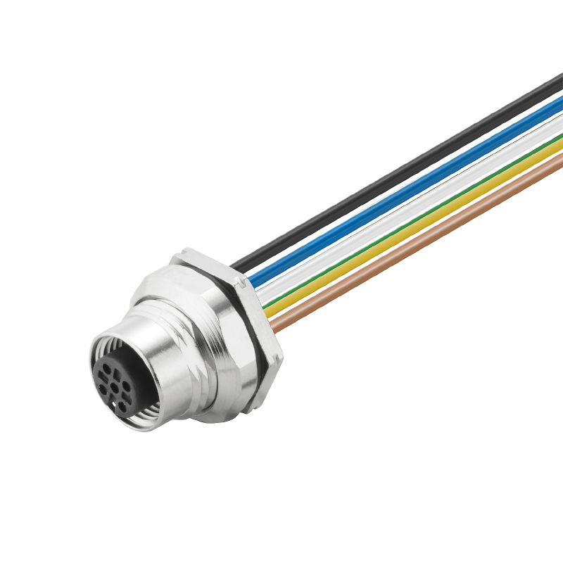 2796760000 - M12 5-Pole Female Socket, PG 9, 0.5m Cable Length  (Pack of 10)