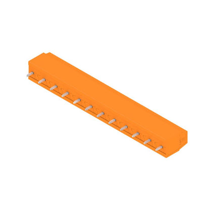 2787670000 - 12-Pole 7.5mm PCB Terminal, 90° Orange Push-In Design  (Pack of 38)