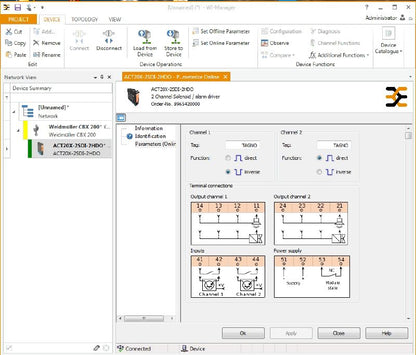 8965420000 - Dual-Channel Solenoid Valve Switch, Zone 0 Compatible