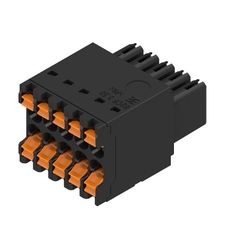 1277490000 - 3.5mm 10-Pole Female PCB Plug Connector with PUSH IN System  (Pack of 102)