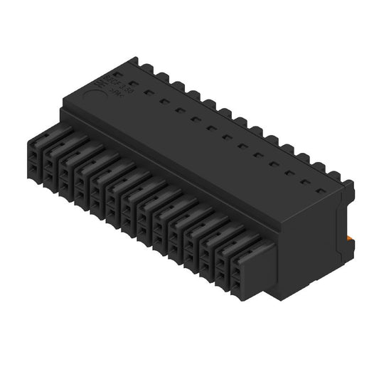1277590000 - 3.50mm PCB Connector, 28 Poles, 180° Angle, Push-In Method  (Pack of 36)