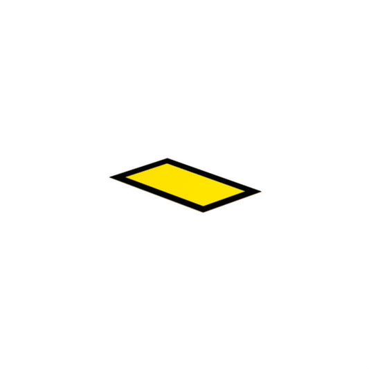 1686160000 - Yellow 9x15mm Acrylic Fiber Device Markers, 7750 Pack  (Pack of 25)