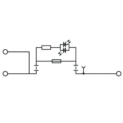 1867500000 - 6mm² Black Fuse Terminal with Tension-Clamp Connection  (Pack of 20)