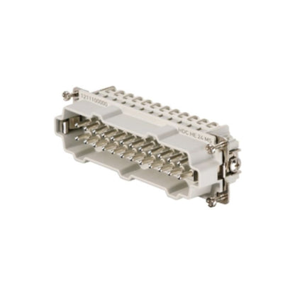 1211100000 - 24-Pole Male Connector, 16A, 500V, Size 8